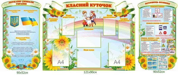 Комплект стендів для класу “Класний куточок”