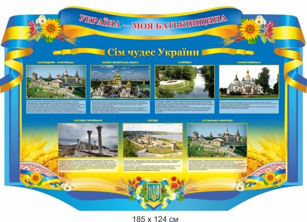 Стенд “Україна моя Батьківщина”