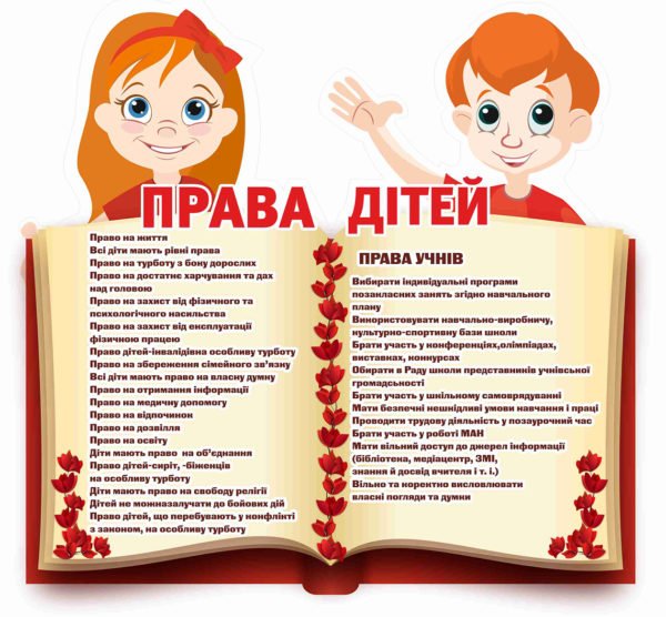 Стенд “Права дітей”