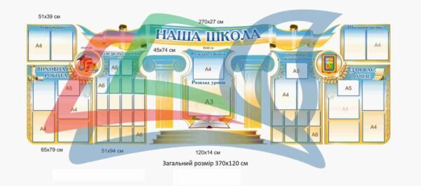 Стенди для оформлення вестибюлю школи