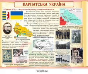 Стенд з історії “Карпатська Україна”