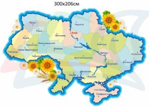 Карта України – стенд