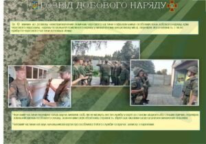 Стенд “Розвід добового наряду”