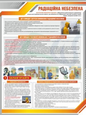 Стенд в клас безпеки “Радіаційна небезпека”