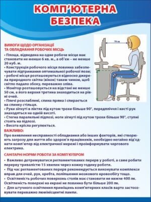 Стенд “Безпека при роботі з ПК”