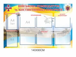 Стенд “Військова комендатура інформує”