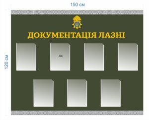 Військовий стенд “Документація Лазні”