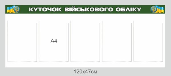 Стенди "Військовий облік"