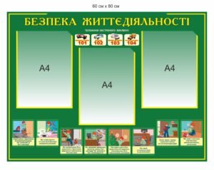 Куток безпеки життєдіяльності для дітей