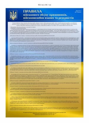 Куточок військового обліку “Додаток 2”