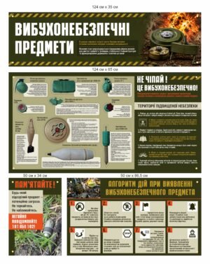 Об’ємні стенди з мінної безпеки